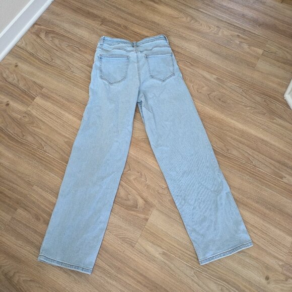 Wax Jeans Collection Light Wash Straight Wide leg Denim Jeans Size 29 Women - Picture 4 of 8
